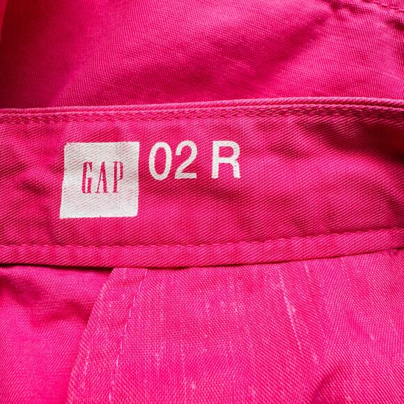 GAP Summer Shorts Palm Springs Pink Cotton Preppy Classic Womens Sz 2R 3" Inseam - Picture 6 of 8